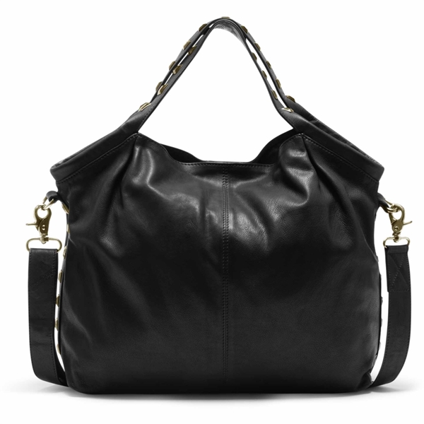 Depeche shopper taske i sort lækkert