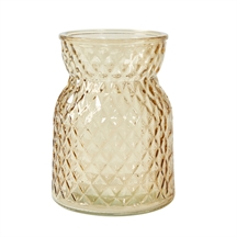 Speedtsberg fyrfadsrombe / vase i varm gråbrun