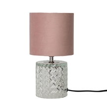 Speedtsberg bordlampe med rosa skærm