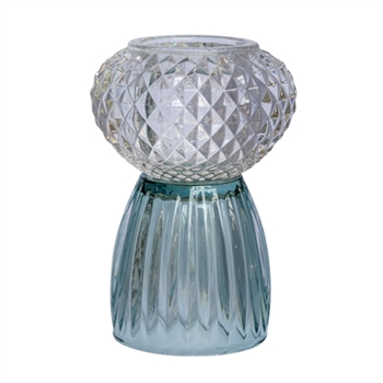 Speedtsberg fyrfadsstage og vase i glas 