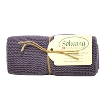 Solwang Design håndklæde i mørk støvet lilla 