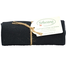 Solwang Design økologisk sort køkken håndklæde 