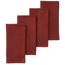 Bungalow mirra ruby stof servietter 