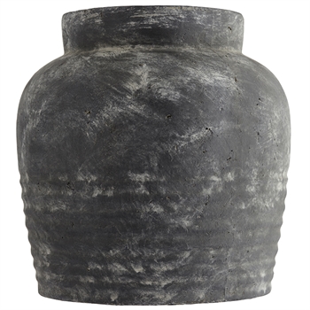 byliving Copenhagen medium grå potte i keramik